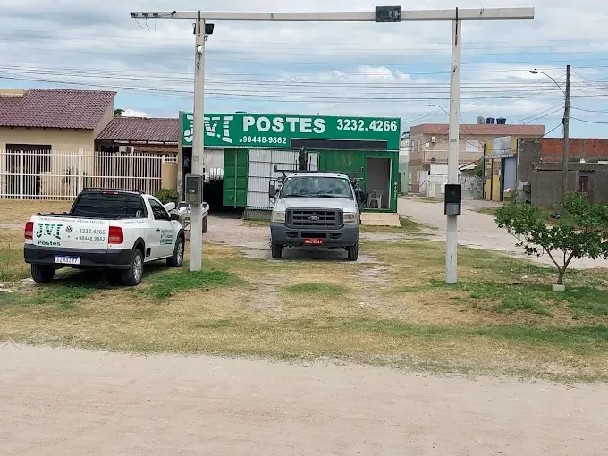 Fachada da JVI Postes em Rio Grande, usada no site desenvolvido pela DK Network